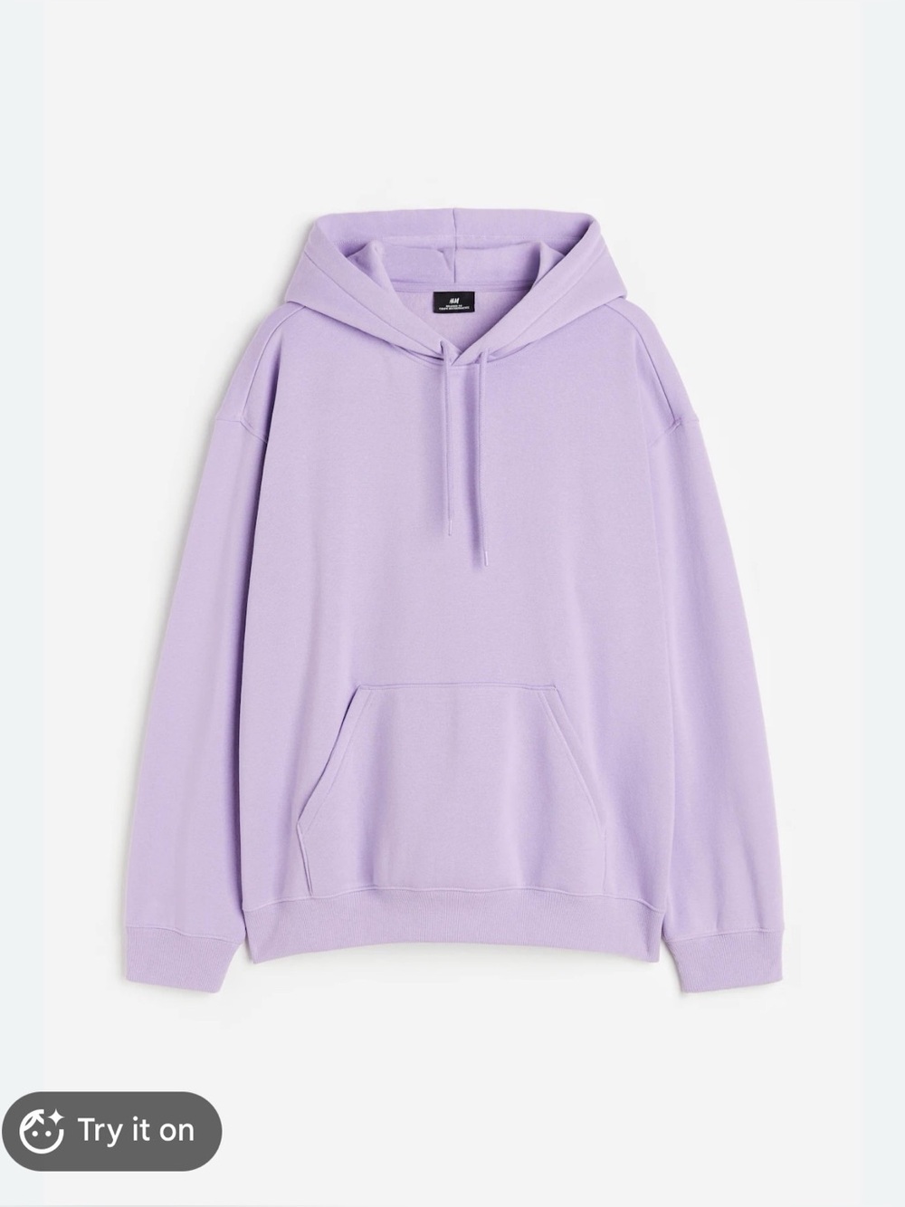 H&M purple oversized hoodie men’s